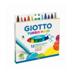Μαρκαδόροι Ζωγραφικής Giotto Turbo Maxi 12 Τεμάχια