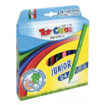 Μαρκαδόροι Ζωγραφικής Toy Color Junior Λεπτοί 24 Τεμάχια